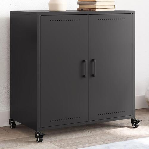 Skab 68,5x39x72 cm stål sort