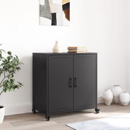 Skab 68,5x39x72 cm stål sort