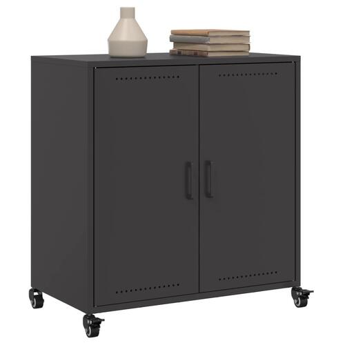 Skab 68,5x39x72 cm stål sort