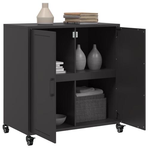 Skab 68,5x39x72 cm stål sort