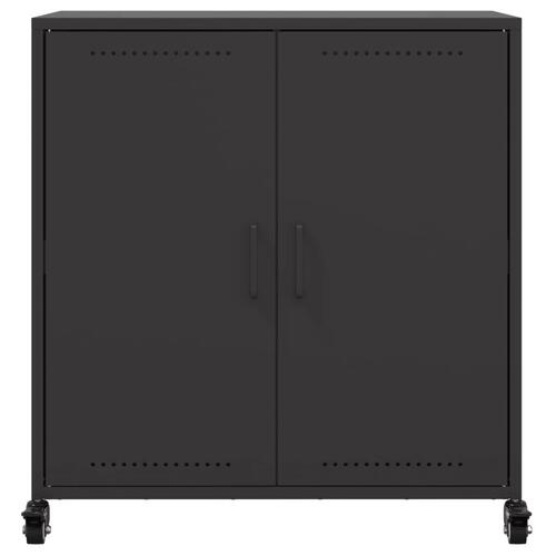 Skab 68,5x39x72 cm stål sort