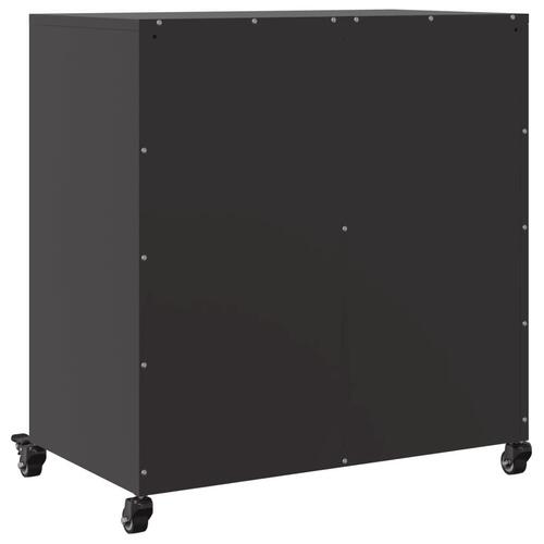 Skab 68,5x39x72 cm stål sort