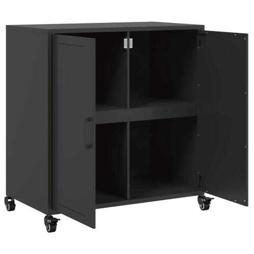 Skab 68,5x39x72 cm stål sort