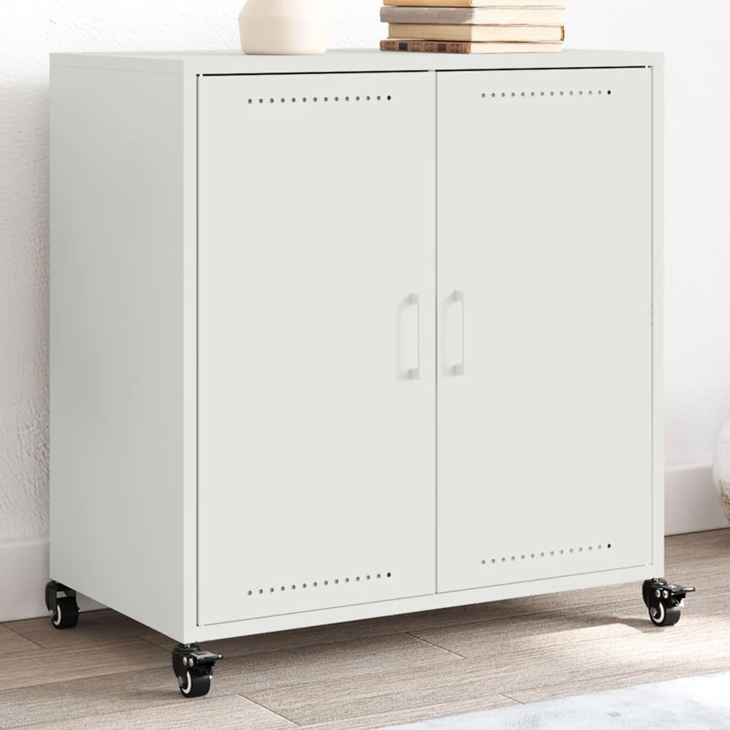Skab 68,5x39x72 cm stål hvid