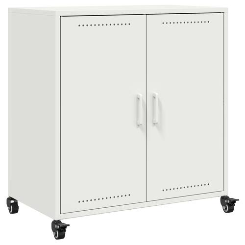 Skab 68,5x39x72 cm stål hvid