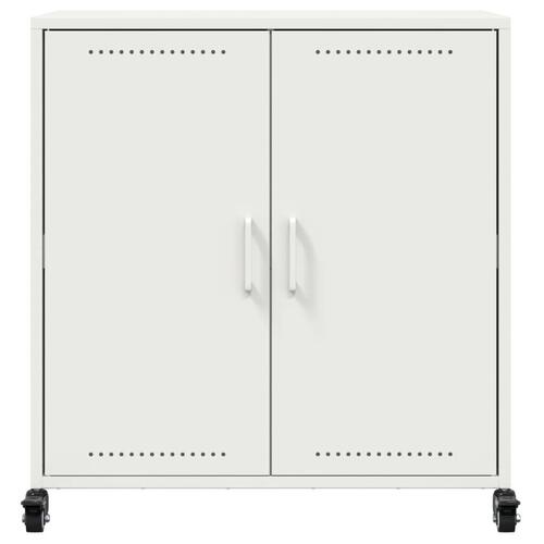 Skab 68,5x39x72 cm stål hvid