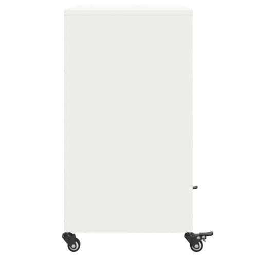 Skab 68,5x39x72 cm stål hvid