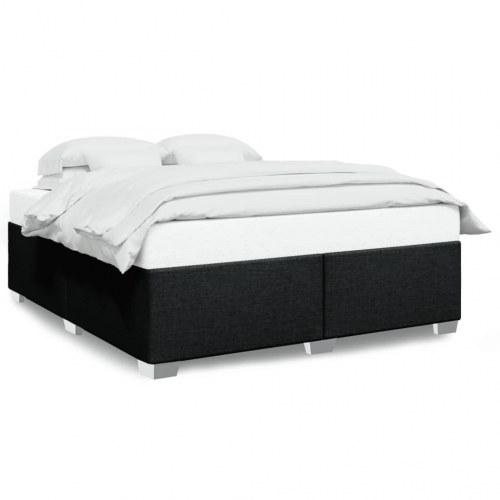 Sengeramme 180 x 200 cm med lameller - sort
