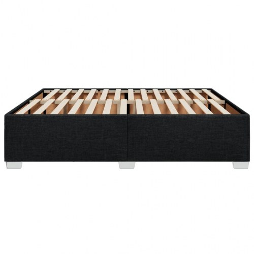 Sengeramme 180 x 200 cm med lameller - sort