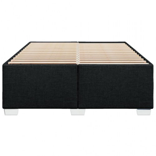 Sengeramme uden madras 140 x 200 cm i stof - sort