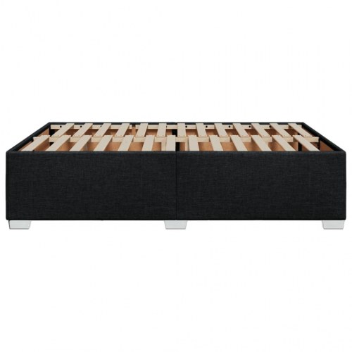Sengeramme uden madras 140 x 200 cm i stof - sort