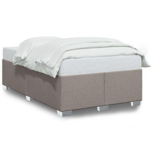Sengeramme i stof 120 x 200 cm - taupe