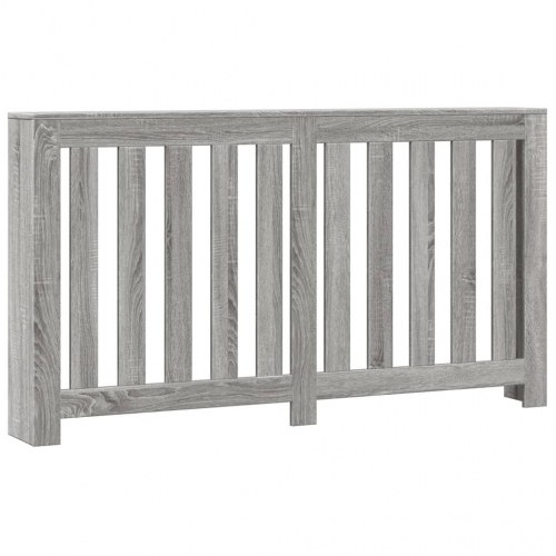 Radiatorskjuler 149 × 20 × 82 cm i konstrueret træ - grå sonoma-eg