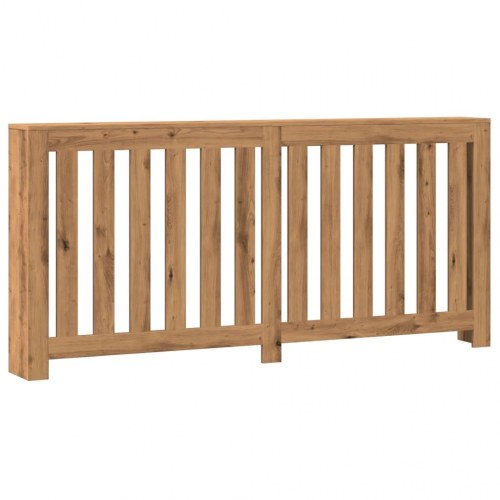 Radiatorskjuler 175 × 20 × 82 cm - konstrueret træ, egetræsfarve