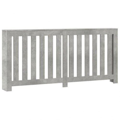 Radiatorskjuler 175 × 20 × 82 cm i konstrueret træ - betongrå