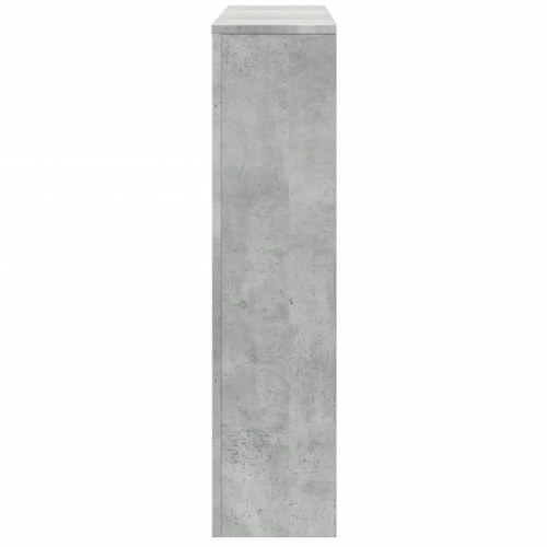 Radiatorskjuler 175 × 20 × 82 cm i konstrueret træ - betongrå