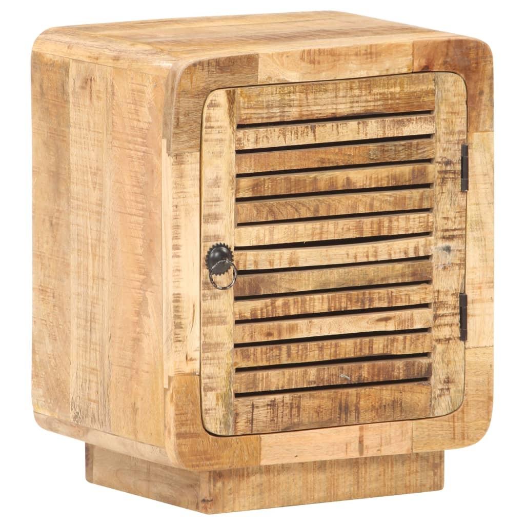 Sengebord 40x30x50 cm massivt mangotræ