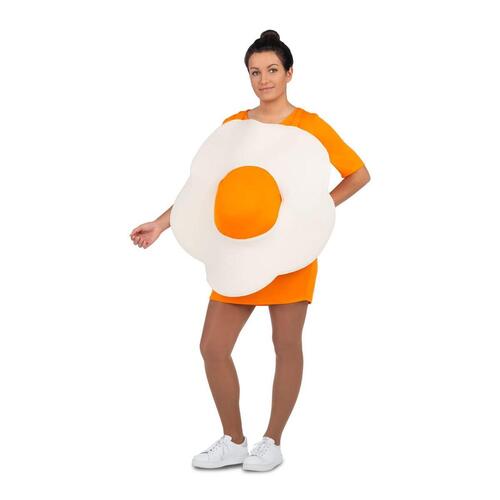 Kostume til voksne Onesize Æg Orange 12