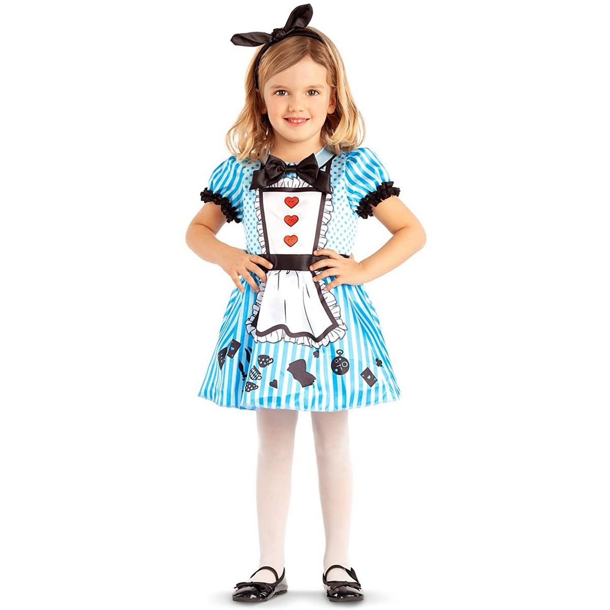 Alice in Wonderland - børnekostume S (3-4 år)
