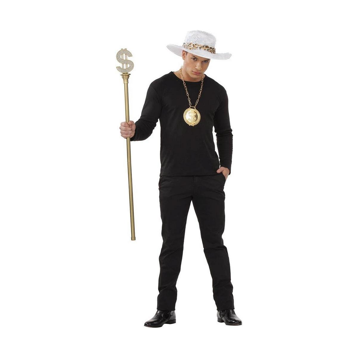 Kostume-tilbehør vandrestav Dollar 112 cm