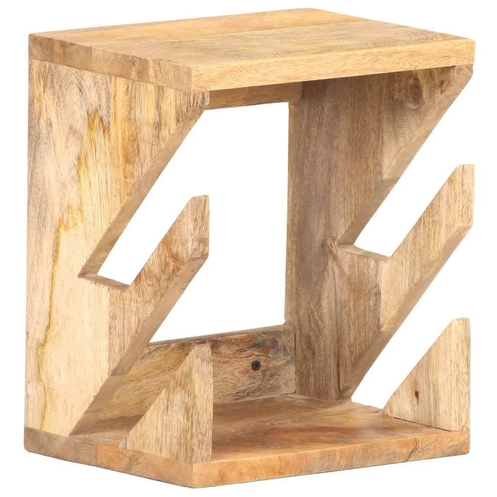 vidaXL væghængt skateboardstativ 25x20x30 cm massivt mangotræ