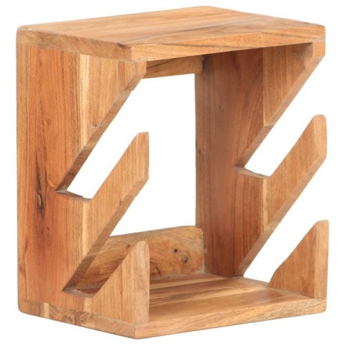 Væghængt skateboardstativ 25x20x30 cm massivt akacietræ