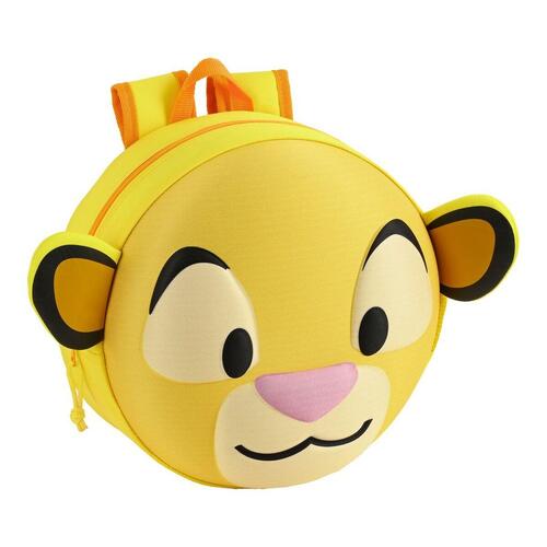 3D Skoletaske The Lion King Gul (31 x 31 x 10 cm)
