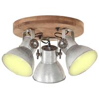 Industriel loftlampe 25 W 42x27 cm E27 sølvfarvet