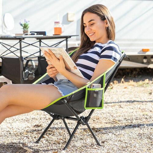 Sammenklappelig campingstol Folstul Sort (OUTLET A)