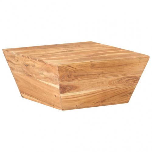 Sofabord 66x66x30 cm V-facon massivt akacietræ