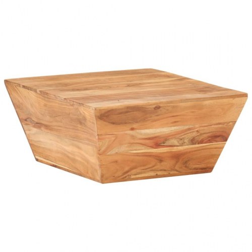 Sofabord 66x66x30 cm V-facon massivt akacietræ
