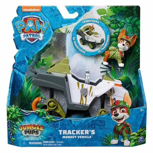 Legetøjssæt med køretøjer The Paw Patrol Jungle Pups - Tracker