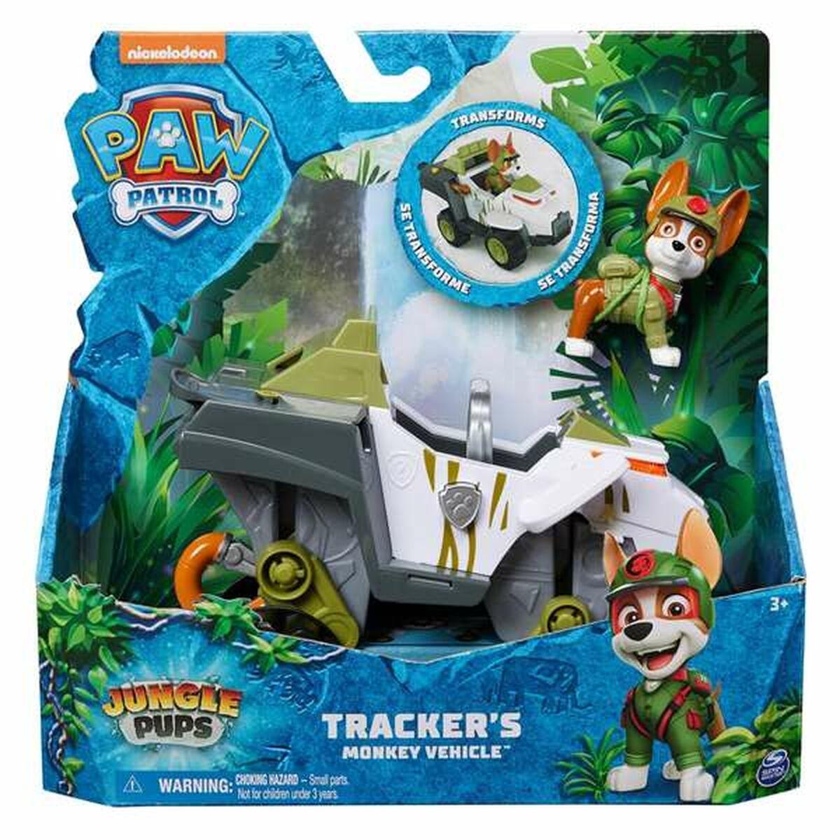 Legetøjssæt med køretøjer The Paw Patrol Jungle Pups - Tracker