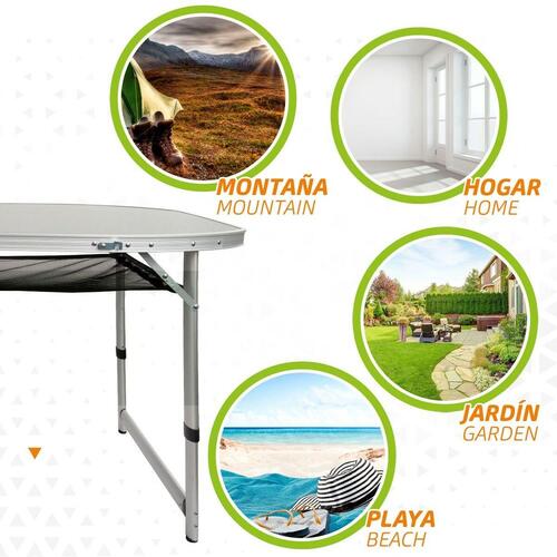 Sammenklappeligt bord Aktive Foldbar Camping (OUTLET B)