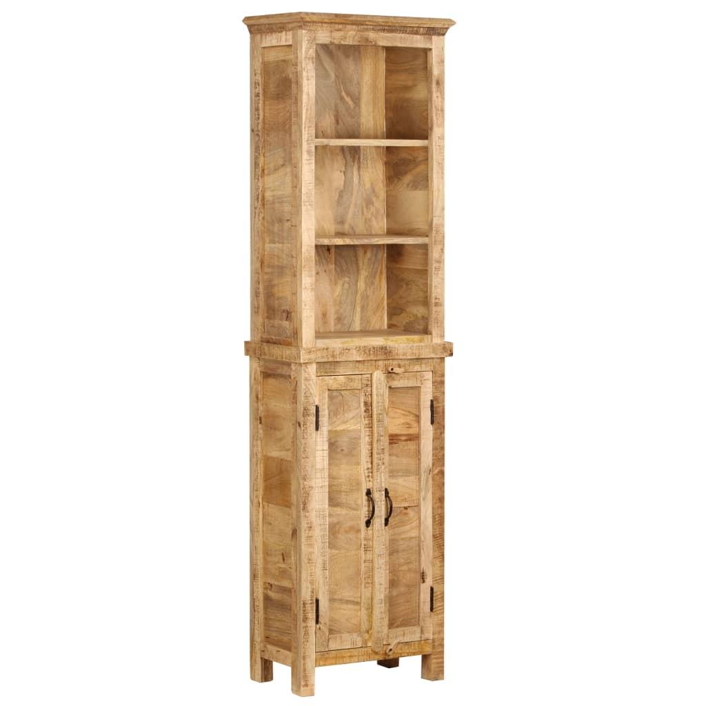 Bogreol massivt mangotræ 50 x 30 x 180 cm