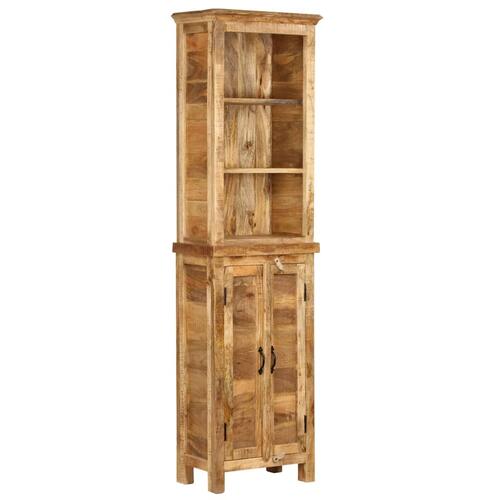 Bogreol massivt mangotræ 50 x 30 x 180 cm