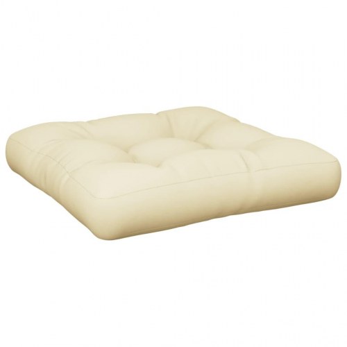 Pallehynde 50 x 50 x 12 cm - cremefarvet