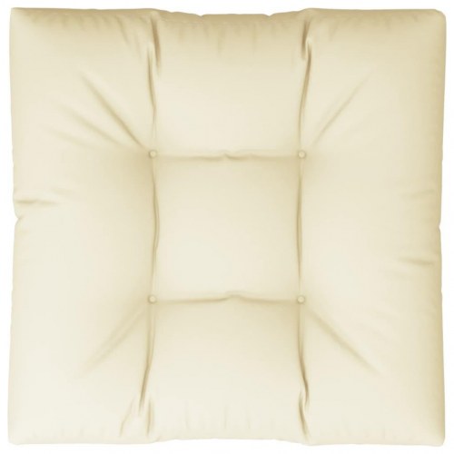 Pallehynde 70 x 70 x 12 cm - cremefarvet