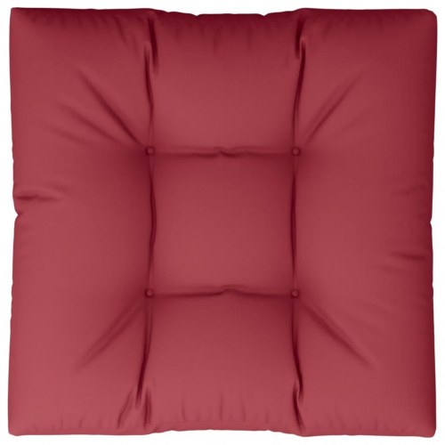 Pallehynde 70 x 70 x 12 cm - vinrød