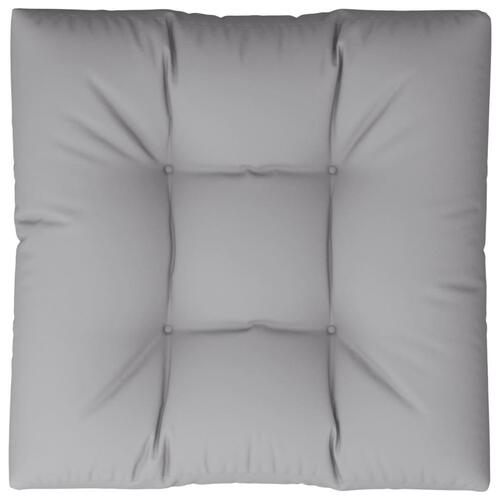 Pallehynde 80x80x12 cm stof grå
