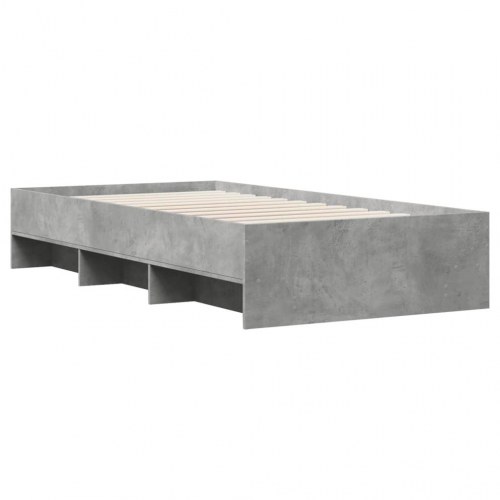 Sengeramme 90 x 200 cm i konstrueret træ - grå sonoma-eg