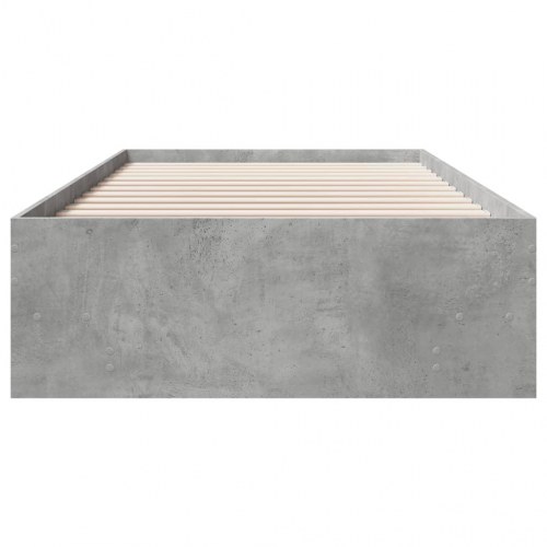 Sengeramme 90 x 200 cm i konstrueret træ - grå sonoma-eg