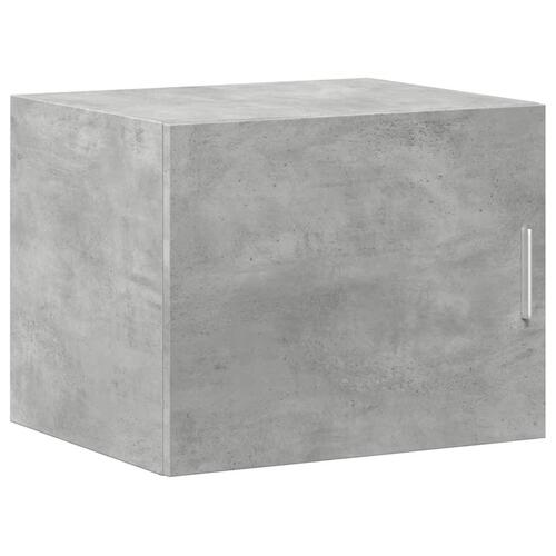 Skab 50x42,5x225 cm smalt konstrueret træ betongrå