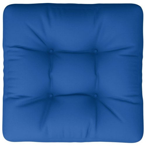 Pallehynde 50 × 50 × 12 cm - stof, kongeblå