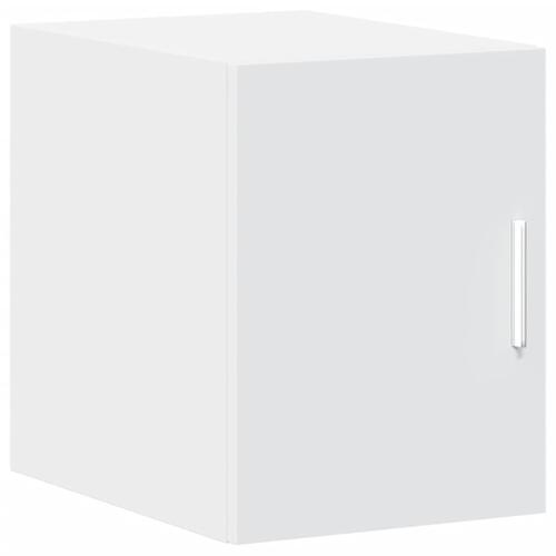 Skab 30x42,5x225 cm smalt konstrueret træ hvid