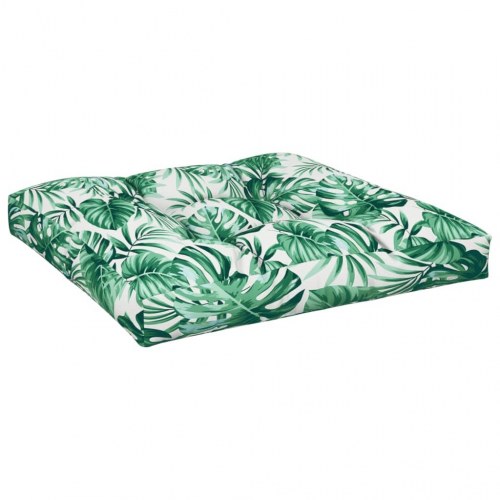 Sædehynde til pallesofa 70 x 70 x 12 cm - bladmønster
