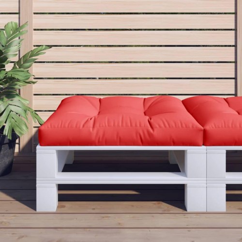 Pallehynde 80 x 80 x 12 cm - rød
