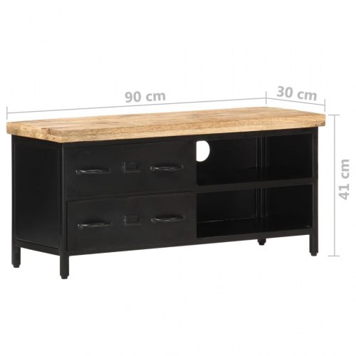 Tv-skab 90x30x41 cm ru mangotræ