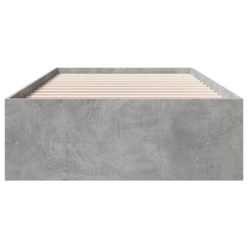 Sengeramme 90 x 200 cm - betongrå