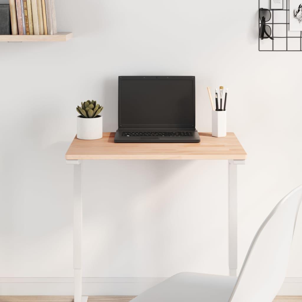 Bordplade 60x40x1,5 cm rektangulær massivt bøgetræ billede